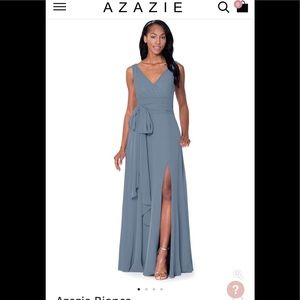 Azazie Dusty Blue Bridesmaid Dress